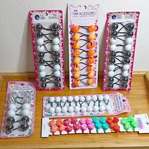 Colorful Hair Accessories Pony Tails